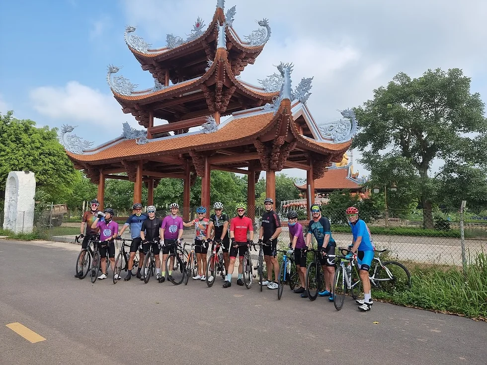 Hanoi Countryside E-bike Tour But Thap Pagoda Dong Ho Village